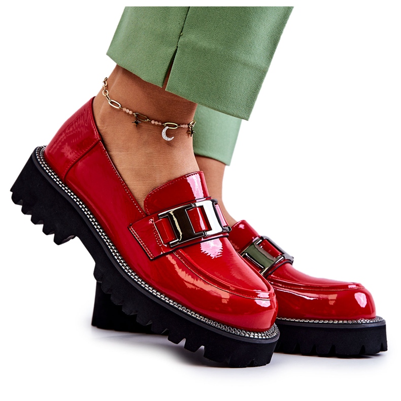 S.Barski Zapatos Corine Charol Rojo