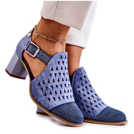 Botas Mujer Piel Caladas Maciejka 04962-06 Azul