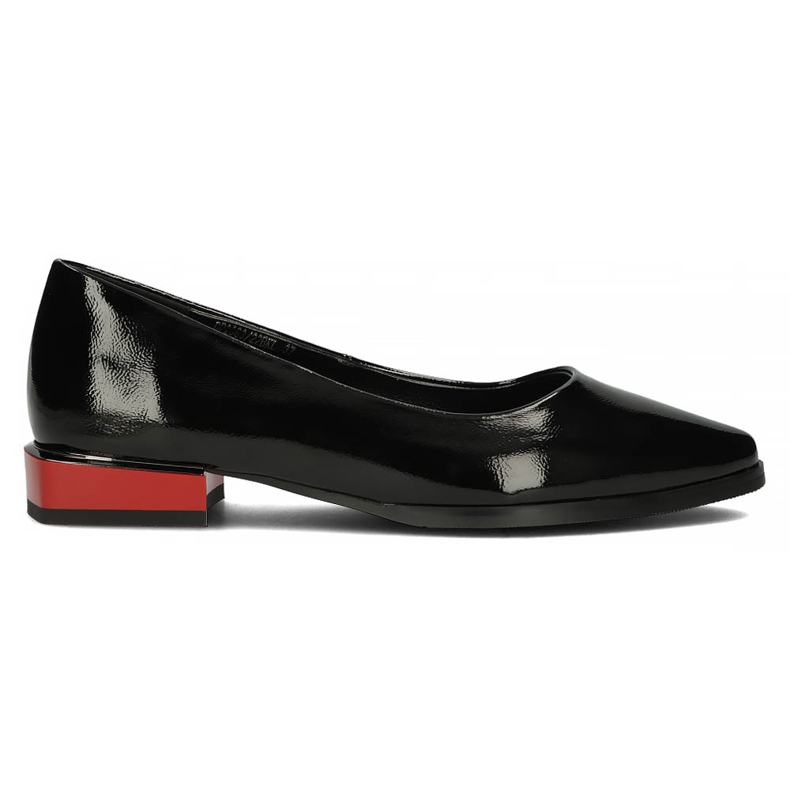Zapatos de cuero Filippo DP2383/22 Bkl negro