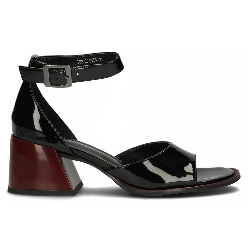 Sandalias de piel Filippo DS3723/22 Bk negro Sandalias de piel Filippo DS3723/22 Bk negro