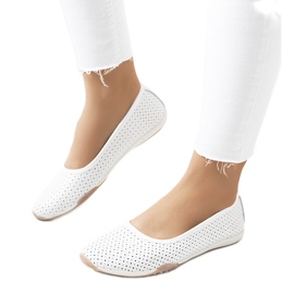 Bailarinas Simge de piel blanca blanco