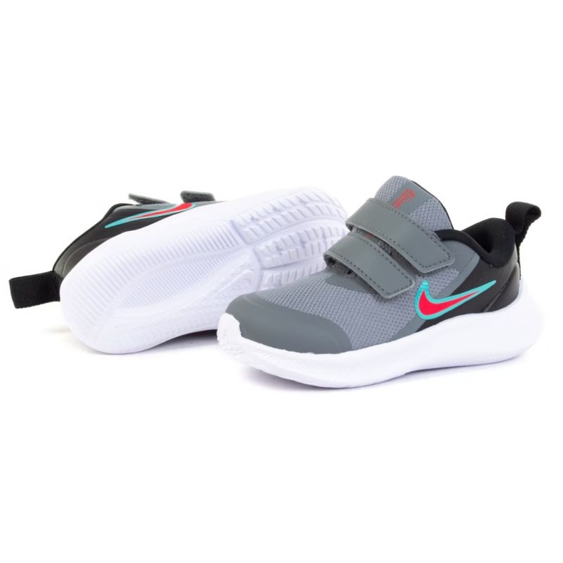 Zapatillas Nike Star Runner 3 (TDV) Jr DA2778-008 gris