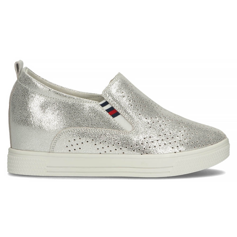 Zapatos de piel Filippo DP1356/22 Si plata