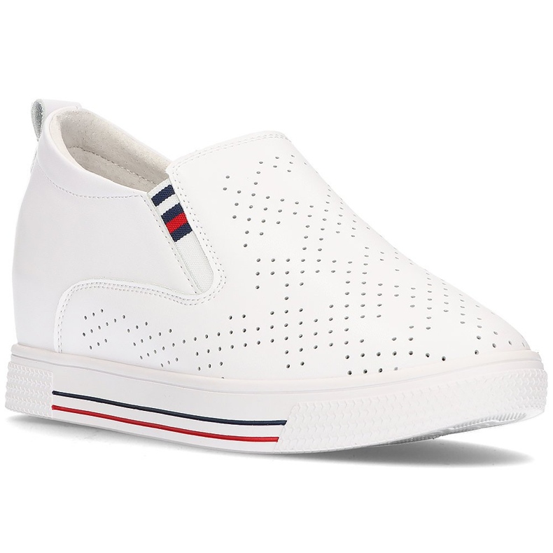 Zapatos de piel Filippo DP1356/22 Wh blanco