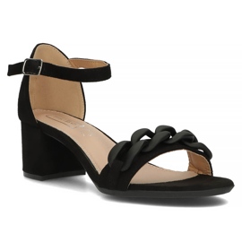 Filippo DS3708/22 Bk sandalias negras negro