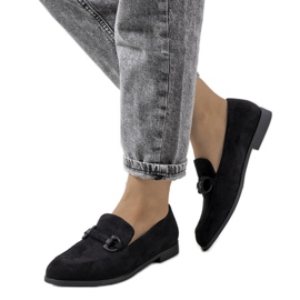 Zapatos negros de piel de Talisa