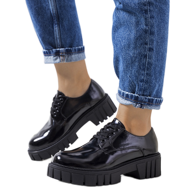 Zapatos Cardero lacado negro