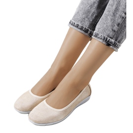 Bailarinas Elmas piel beige