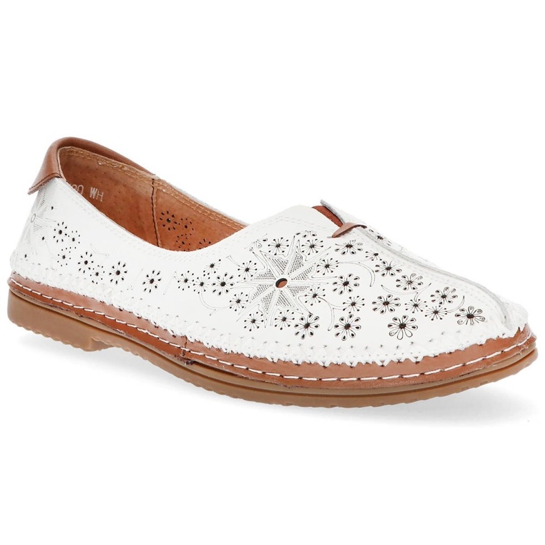 Zapatos de piel Filippo DP1224/20 Wh blanco