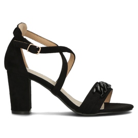 Filippo DS3665/22 Bk sandalias negras negro