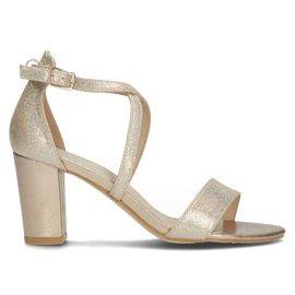 Filippo DS1276/22 Go sandalias doradas dorado