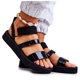 Sandalias Goma Fragante Con Velcro ZAXY HH285285 Negro