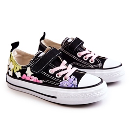 PA1 Deportivas Infantiles Tela Estampado Buster Negro