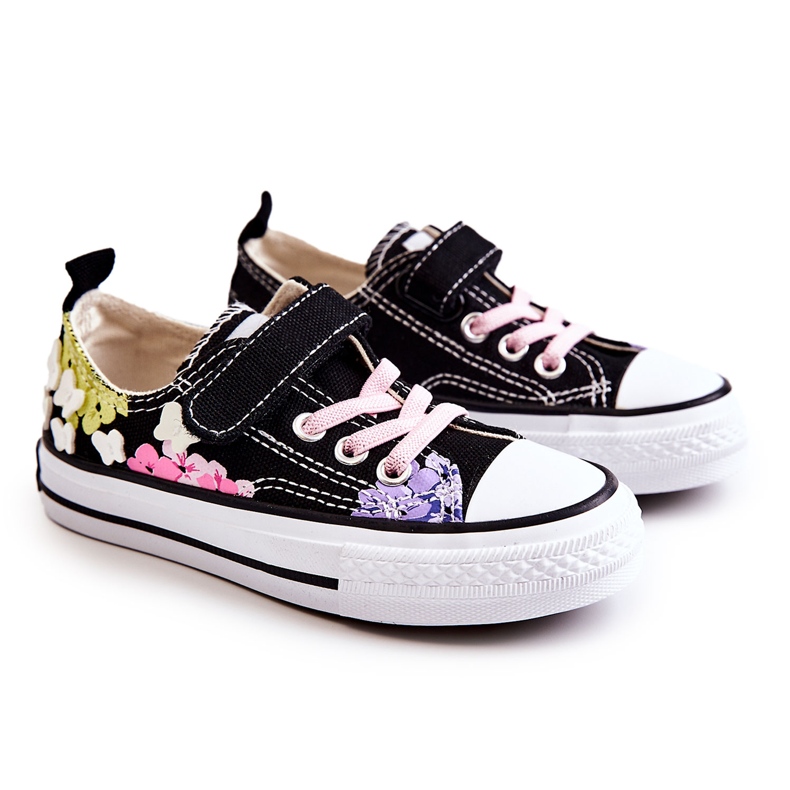 PA1 Deportivas Infantiles Tela Estampado Buster Negro