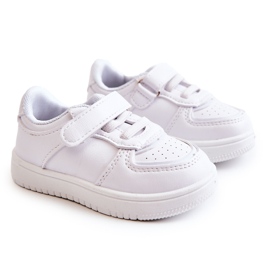 PA1 Deportivas Bajas Infantiles Blancas Frillo blanco
