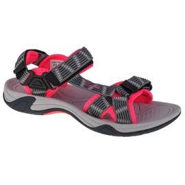 Sandalias CMP Hamal Wmn Sandalias De Senderismo W 38Q9956-03TE negro rojo gris