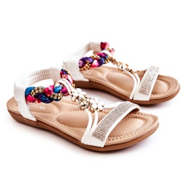 Sandalias Infantiles Sin Cordones Sammi Blancas blanco