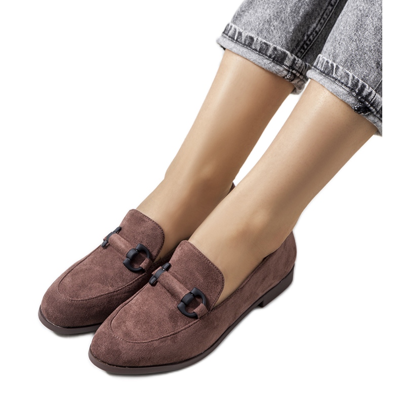 Zapato talisa piel marron marrón