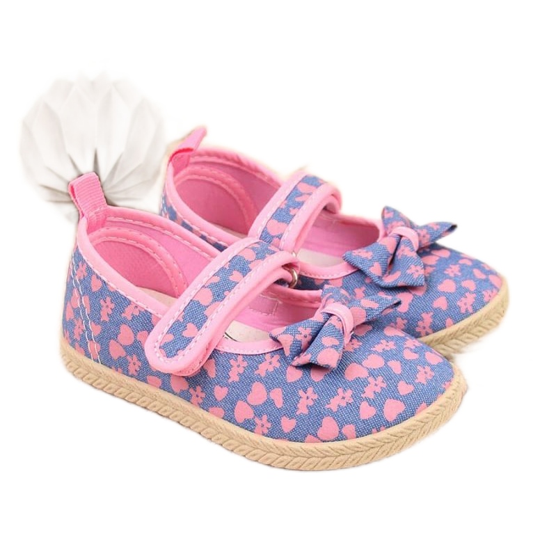 Zapatillas de deporte de niña American Club Blue Ballerinas