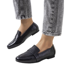 Zapatos de cuero negros de Ouden