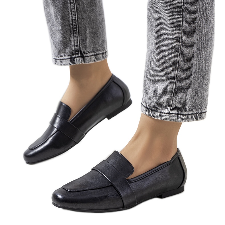 Zapatos de cuero negros de Ouden
