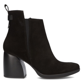 Botas de piel Filippo 05252 Negro