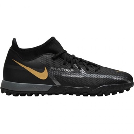 Nike Phantom GT2 Academy Df Tf DC0802 008 zapatos de fútbol negro negro