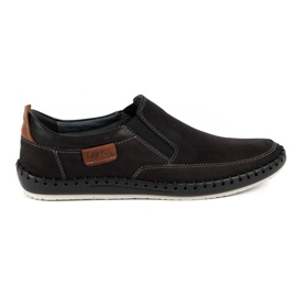 Kampol Mocasines hombre piel 51KAM negro