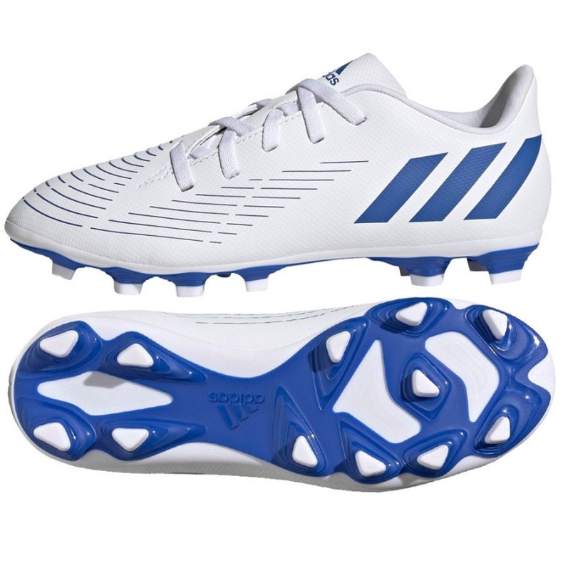 Botas de fútbol adidas Predator Edge.4 FxG Jr GW2368 blanco