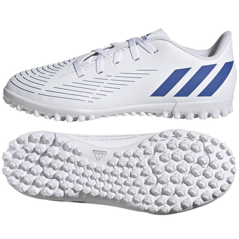 Botas de fútbol adidas Predator Edge.4 Tf Jr GX2643 blanco blanco Botas de fútbol adidas Predator Edge.4 Tf Jr GX2643 blanco blanco