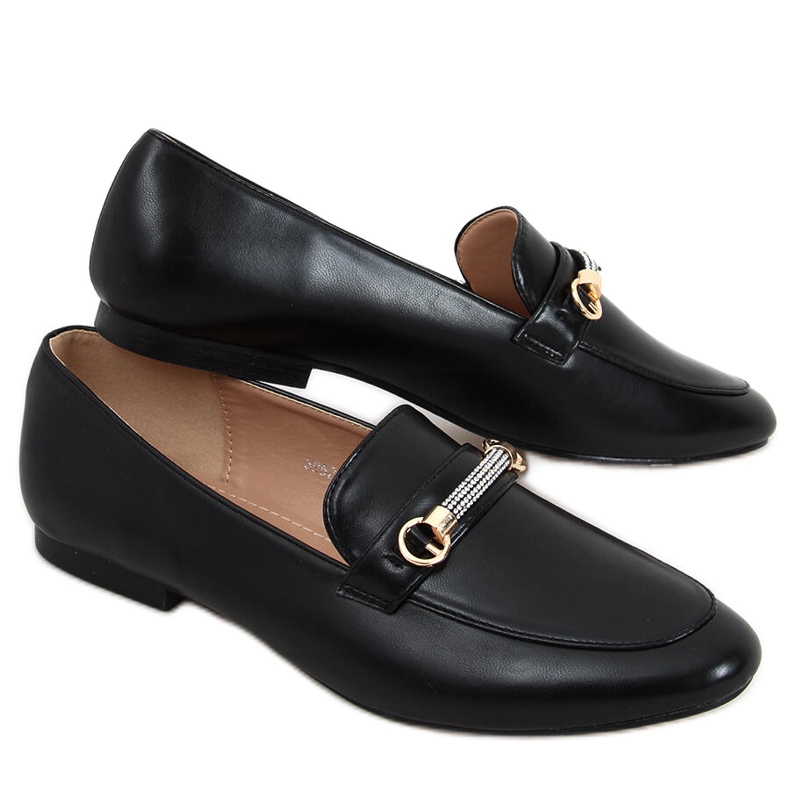 Mocasines de mujer Gessa Negro