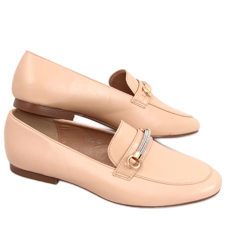 Mocasines mujer Gessa Kaki beige