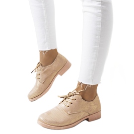 Zapatos dorados mujer Kroes rosado