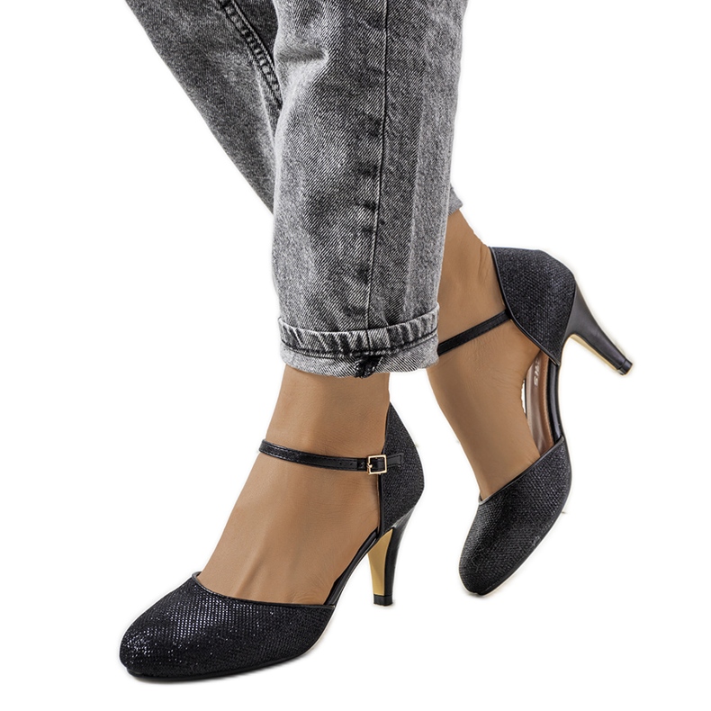Zapatos de salón Rosetown negros brillantes