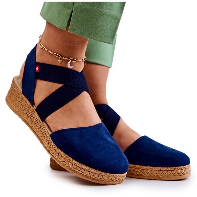 Alpargatas Mujer Ante Big Star JJ276037 Azul Marino