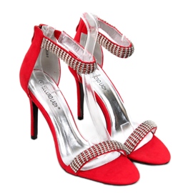 Sandalias Jasmin Red con tacón alto rojo Sandalias Jasmin Red con tacón alto rojo