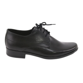 Gregors Boys 'Boys' zapatos de cuero plantilla de cuero Gregores 429 negro