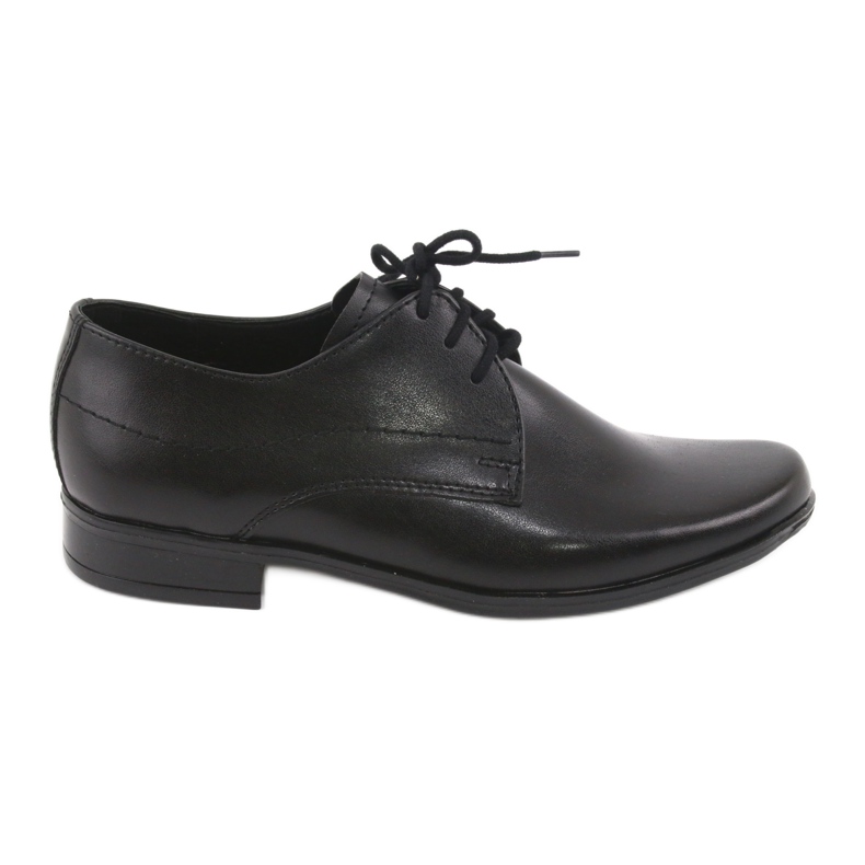 Gregors Boys 'Boys' zapatos de cuero plantilla de cuero Gregores 429 negro