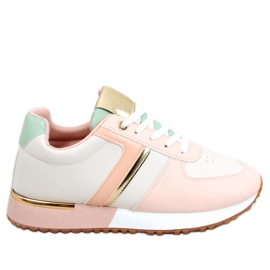 Deportivas de mujer Rosa Hierba blanco multicolor