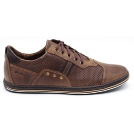 Polbut Zapatos casual de hombre 1801P marrón