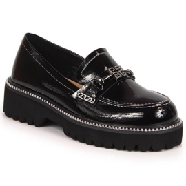 Zapatos lacados negros W S. Barski