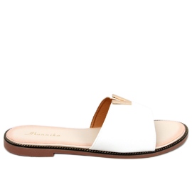 Pantuflas Cara Mujer Blanco Sauce Pantuflas Cara Mujer Blanco Sauce