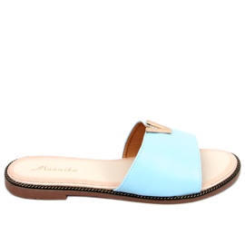 Pantuflas faciales de mujer Willow Blue azul