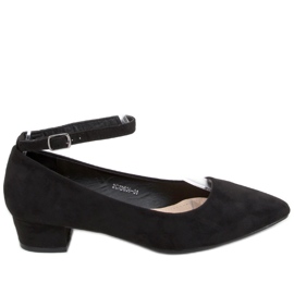Zapatos de tacón bajo negros Bellis