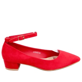 Zapatos de tacón bajo Bellis Red rojo Zapatos de tacón bajo Bellis Red rojo