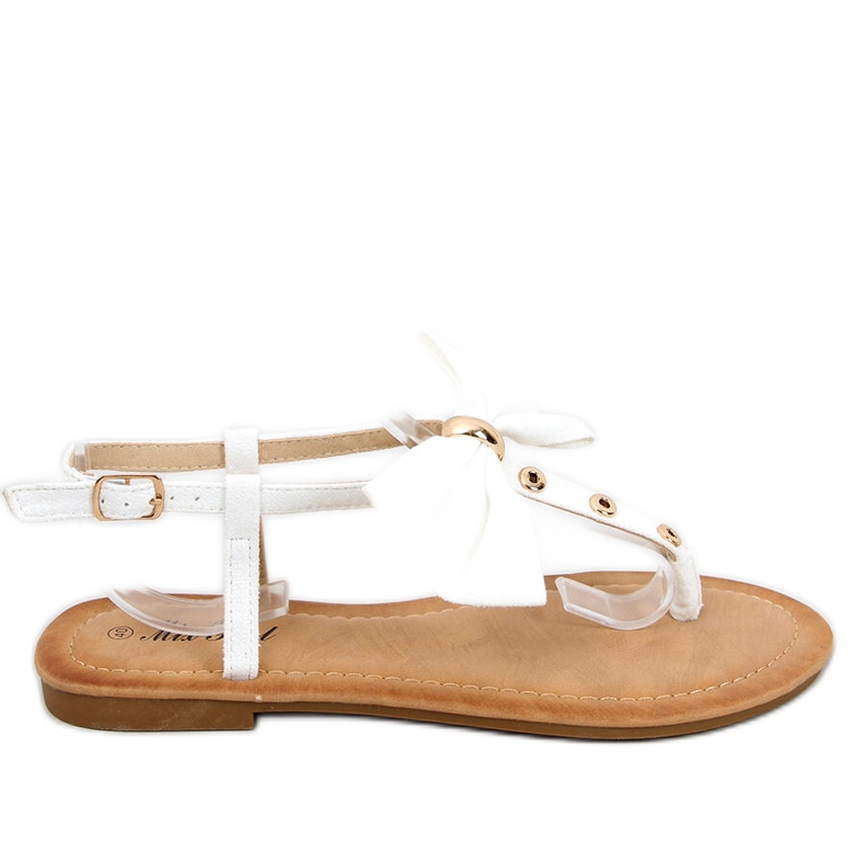 Chanclas con lazo Megi White blanco Chanclas con lazo Megi White blanco