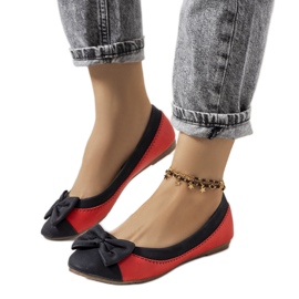 Bailarinas negras con lazo Eske negro Bailarinas negras con lazo Eske negro