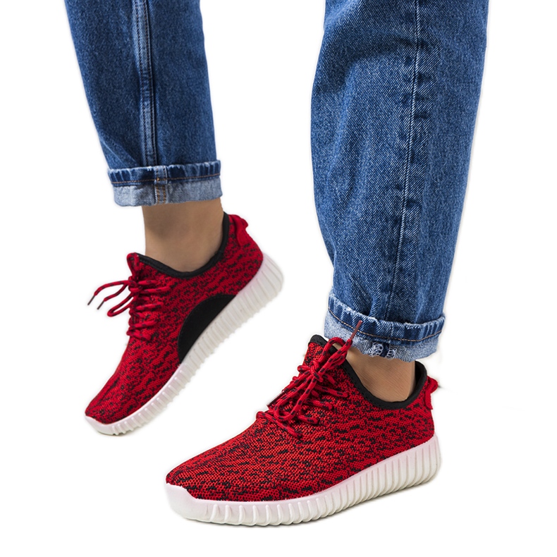 Zapatillas Mulder rojas negro rojo