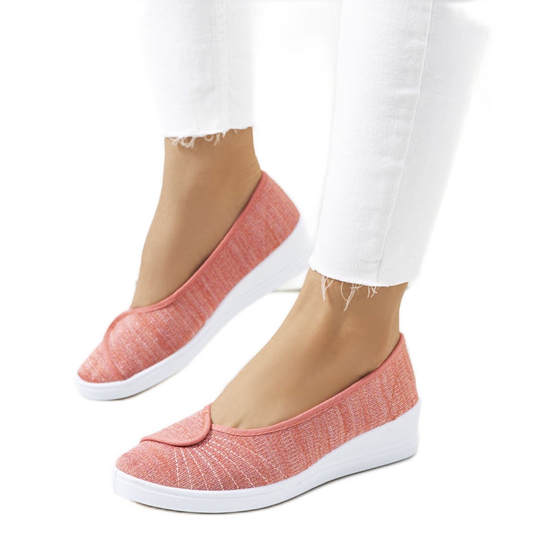 Bailarinas rosas en cuña Drost rosado
