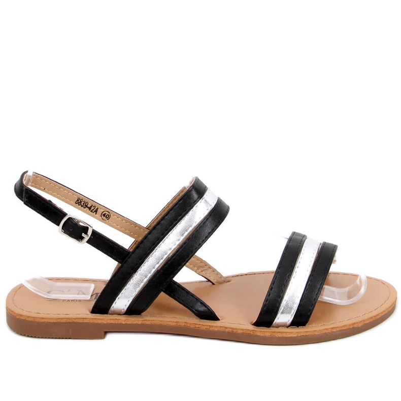 Sandalias mujer Joyce Negras negro plata